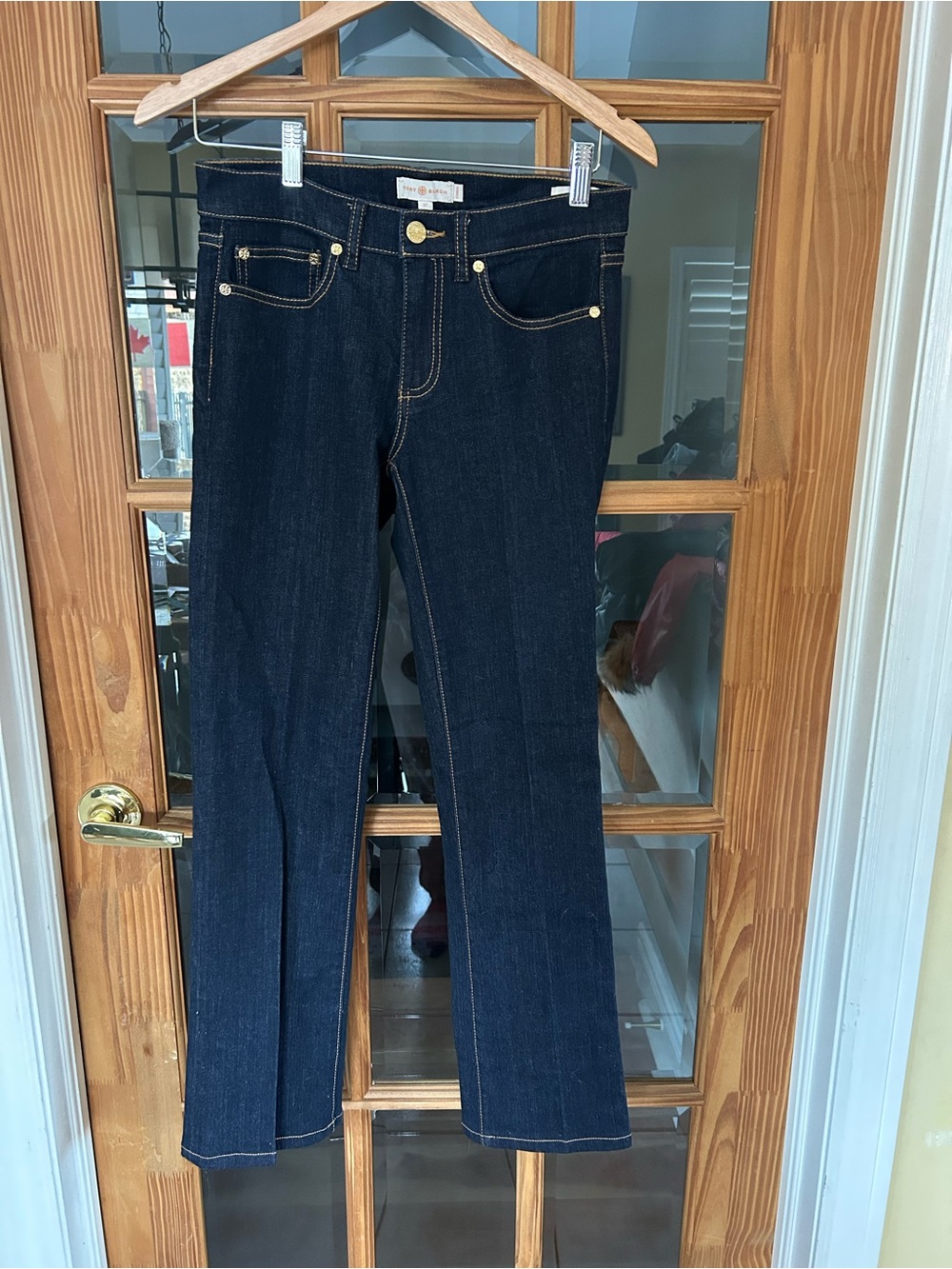 Tory Burch Dark Wash Jeans